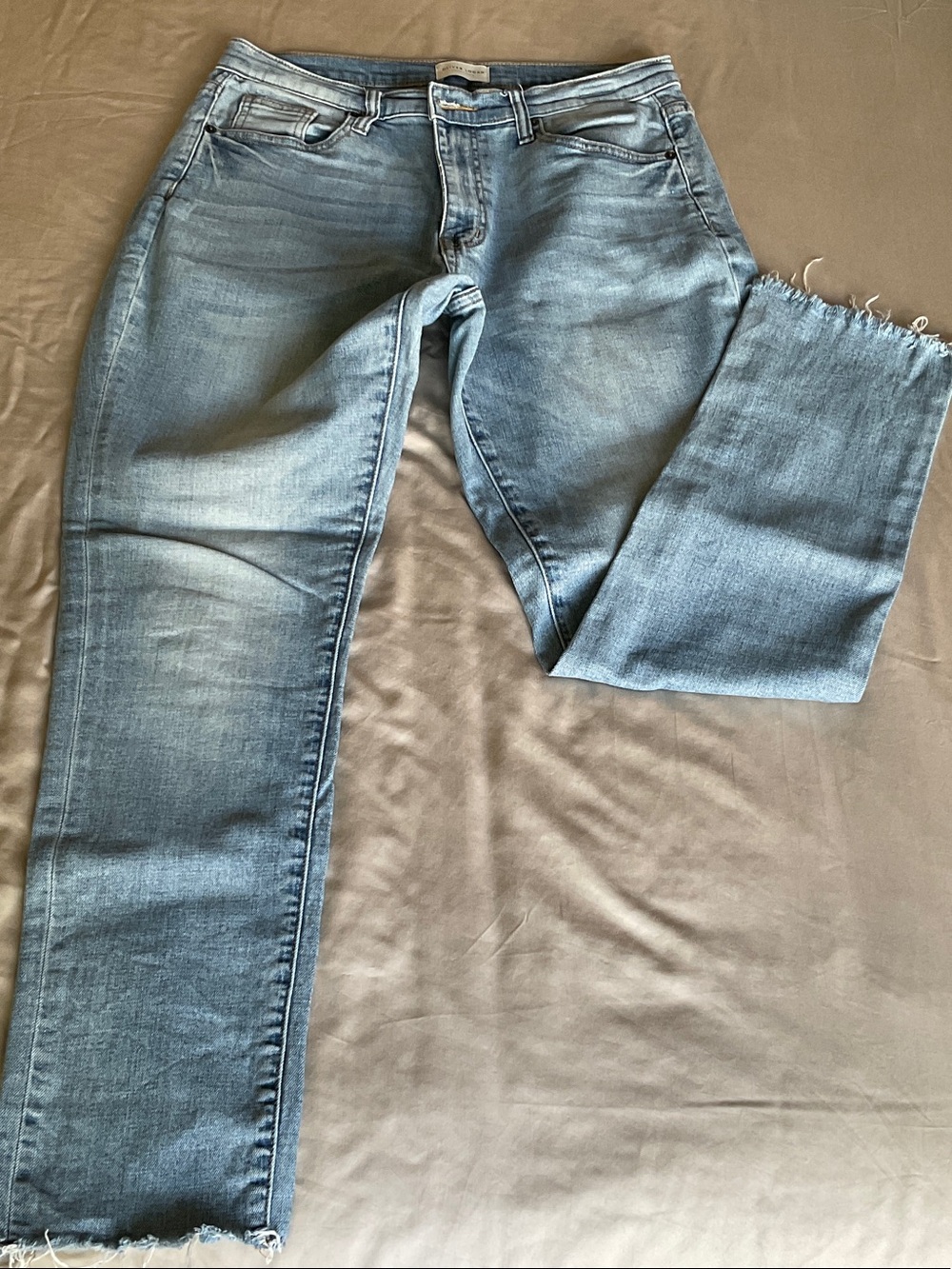 Light Wash Women's Straight-Leg Jeans